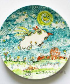 talerz ceramiczny wiosna autor: M.Konczalski