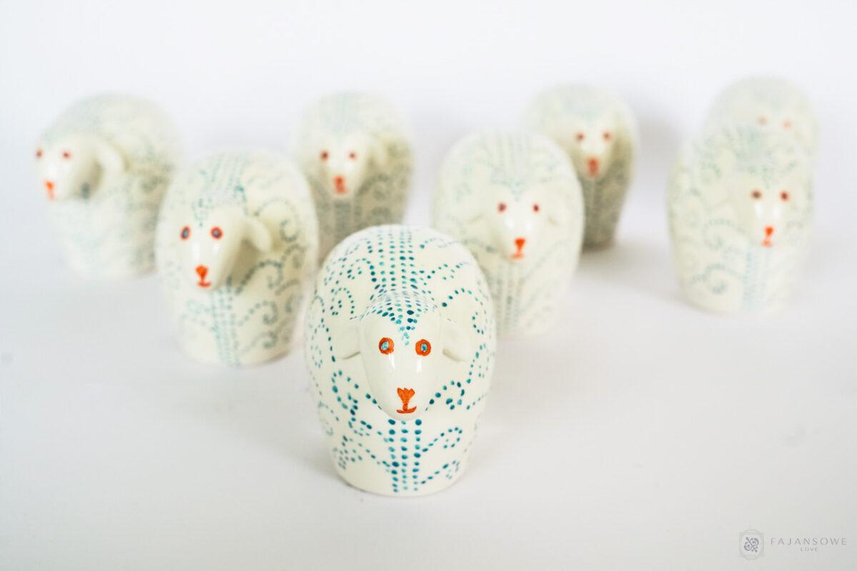 figurki ceramiczne owiec